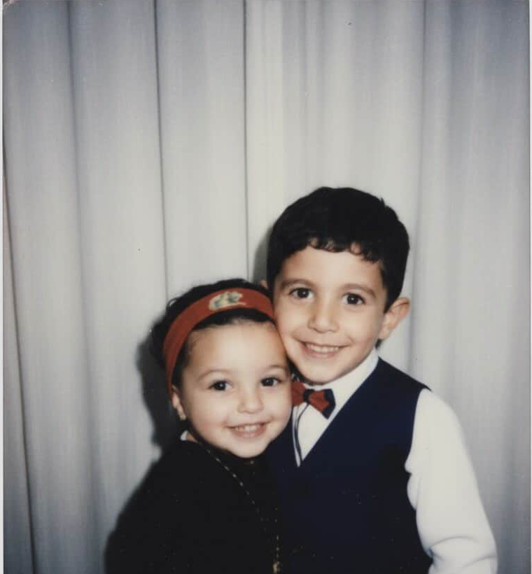 Amr and Malak as children